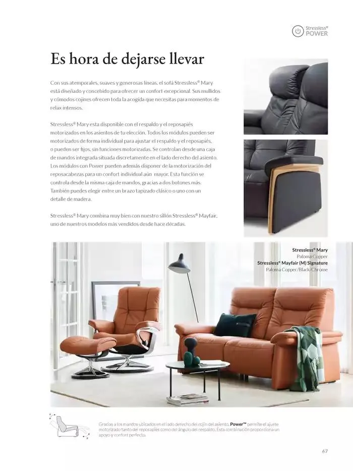 Catálogo de Catálogo Stressless 7 de marzo al 31 de agosto 2025 - Página 67