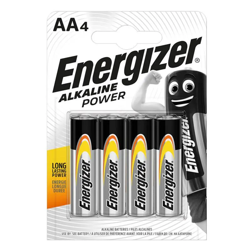 PILAS ENERGIZER ALK. POWER LR6 BL4 AA