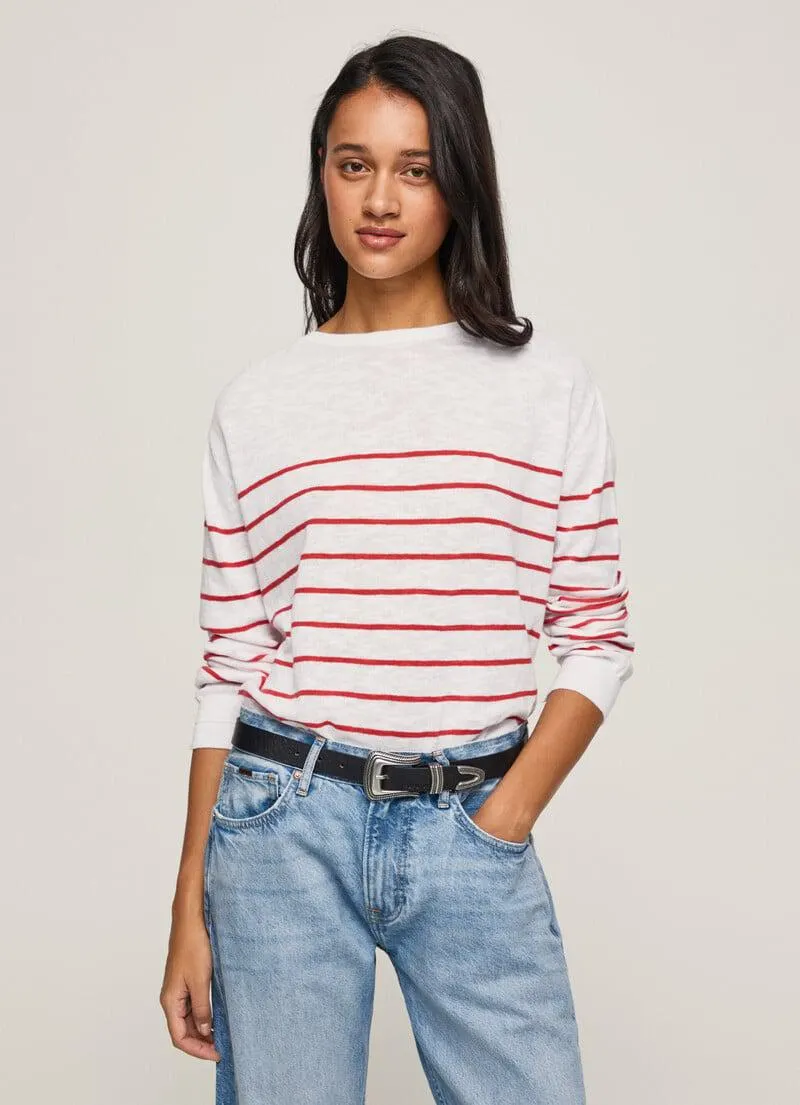 JERSEY ALGODÓN ESTAMPADO RAYAS
