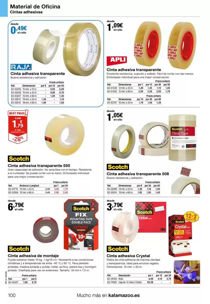 Catálogo de Staples Kalamazoo Catálogo General 9 de enero al 30 de septiembre 2025 - Página 100