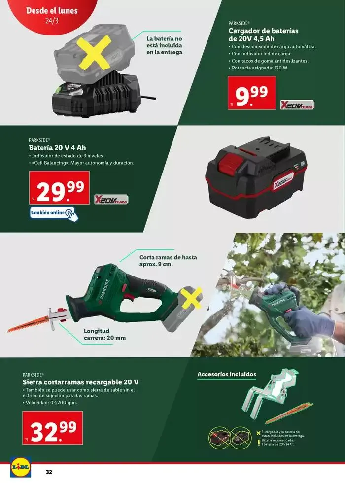 Catálogo de Parside Lidl 3 de marzo al 30 de marzo 2025 - Página 32