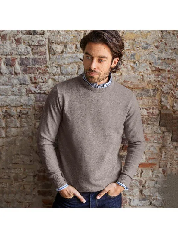 Jersey hombre cuello redondo