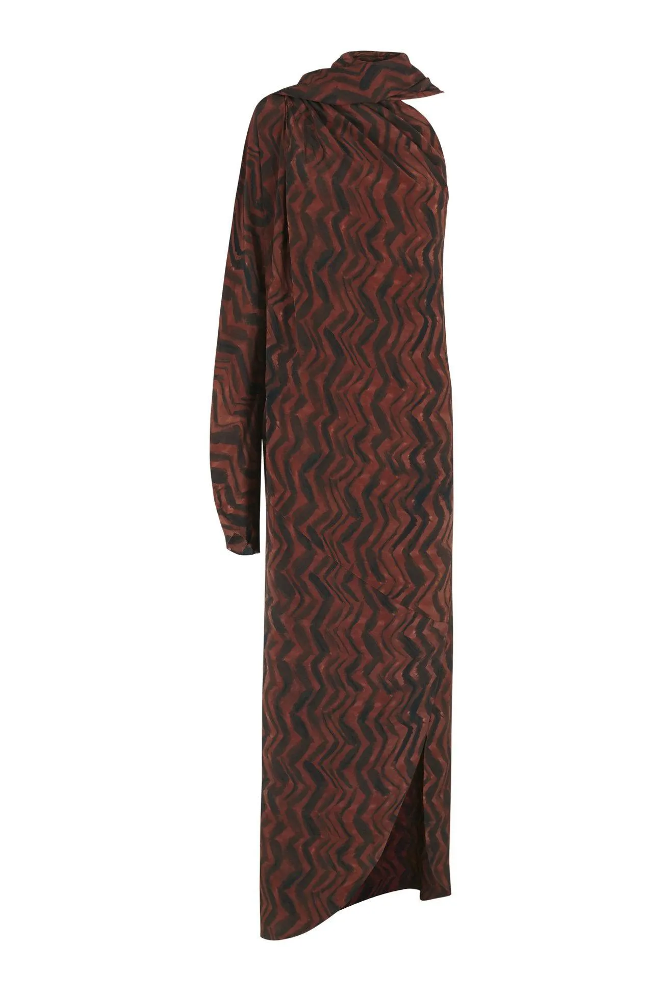 Debra, printed silk dress