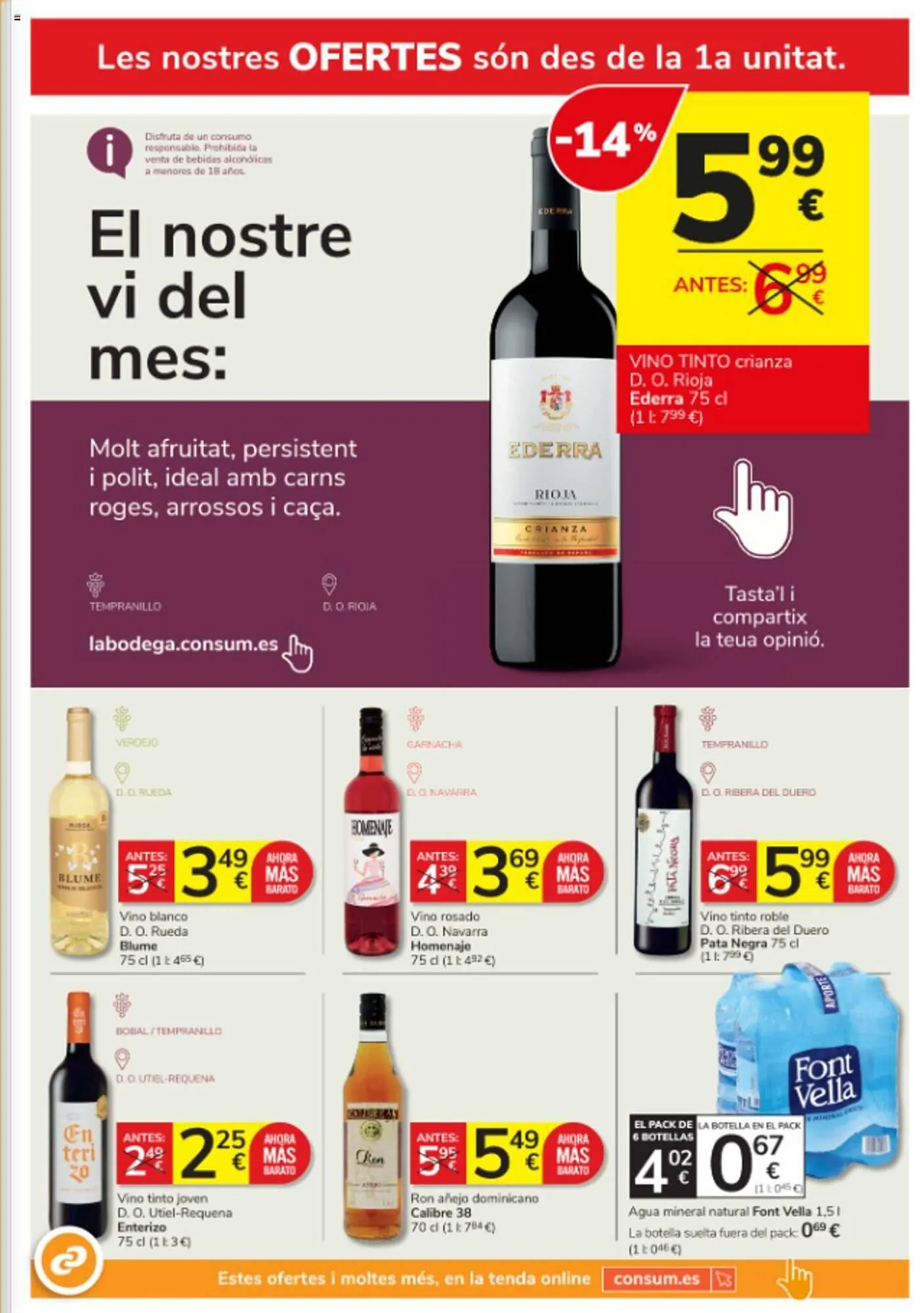 Catálogo de Folleto Consum 31 de agosto al 27 de septiembre 2023 - Página 20