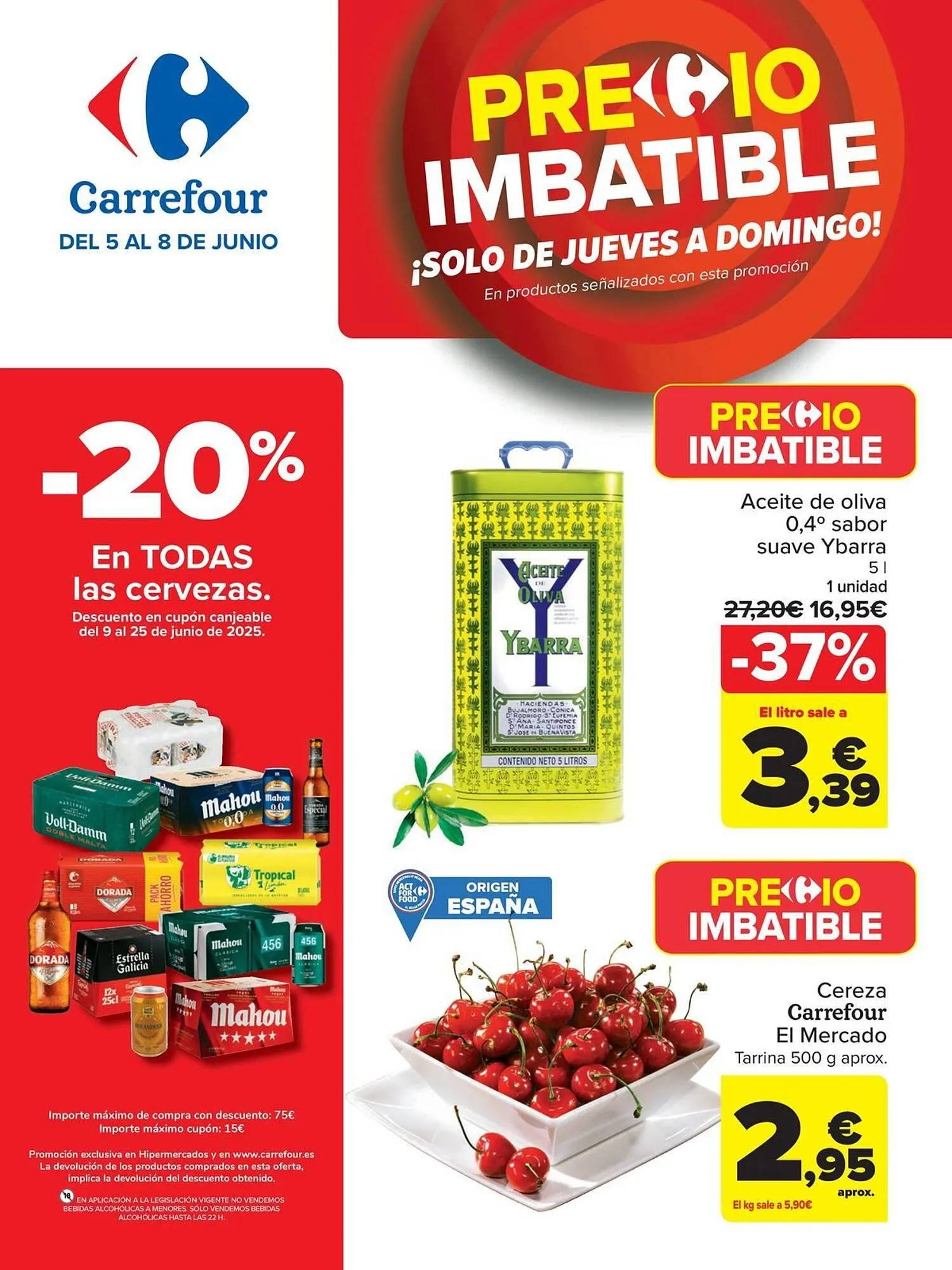 Catálogo de Folleto Carrefour 5 de junio al 8 de junio 2025 - Página 1
