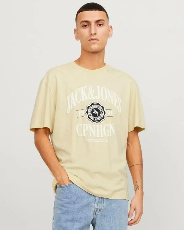 Camisetas Manga corta Hombre Amarrillo 12251899 JORLUCCA