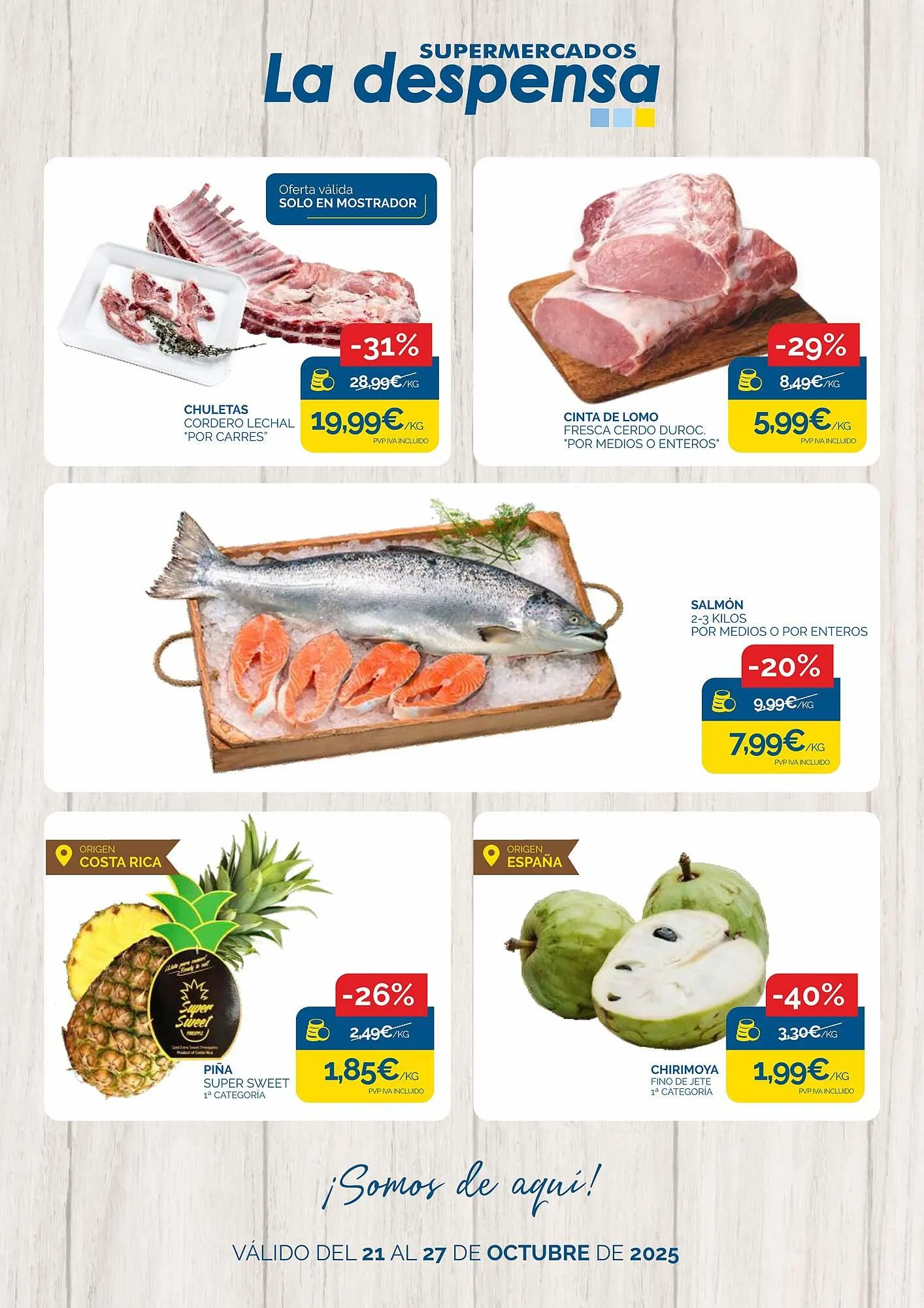 Catálogo de Folleto Supermercados La Despensa 21 de octubre al 27 de octubre 2025 - Página 1