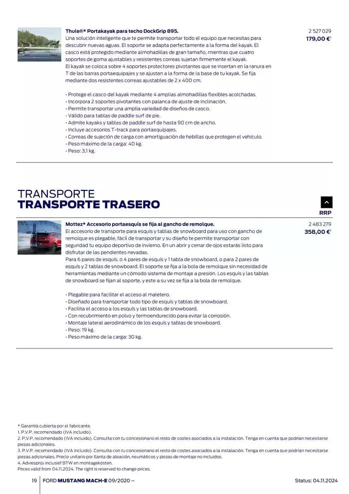 Catálogo de Ford de accesorios Ford Mustang Mach-E 13 de noviembre al 13 de noviembre 2025 - Página 19