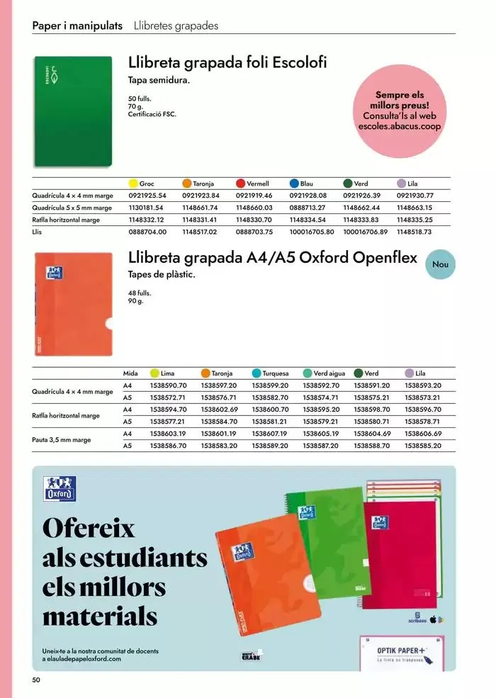 Catálogo de Catàleg Escolar 2025-2026 6 de mayo al 31 de diciembre 2026 - Página 52