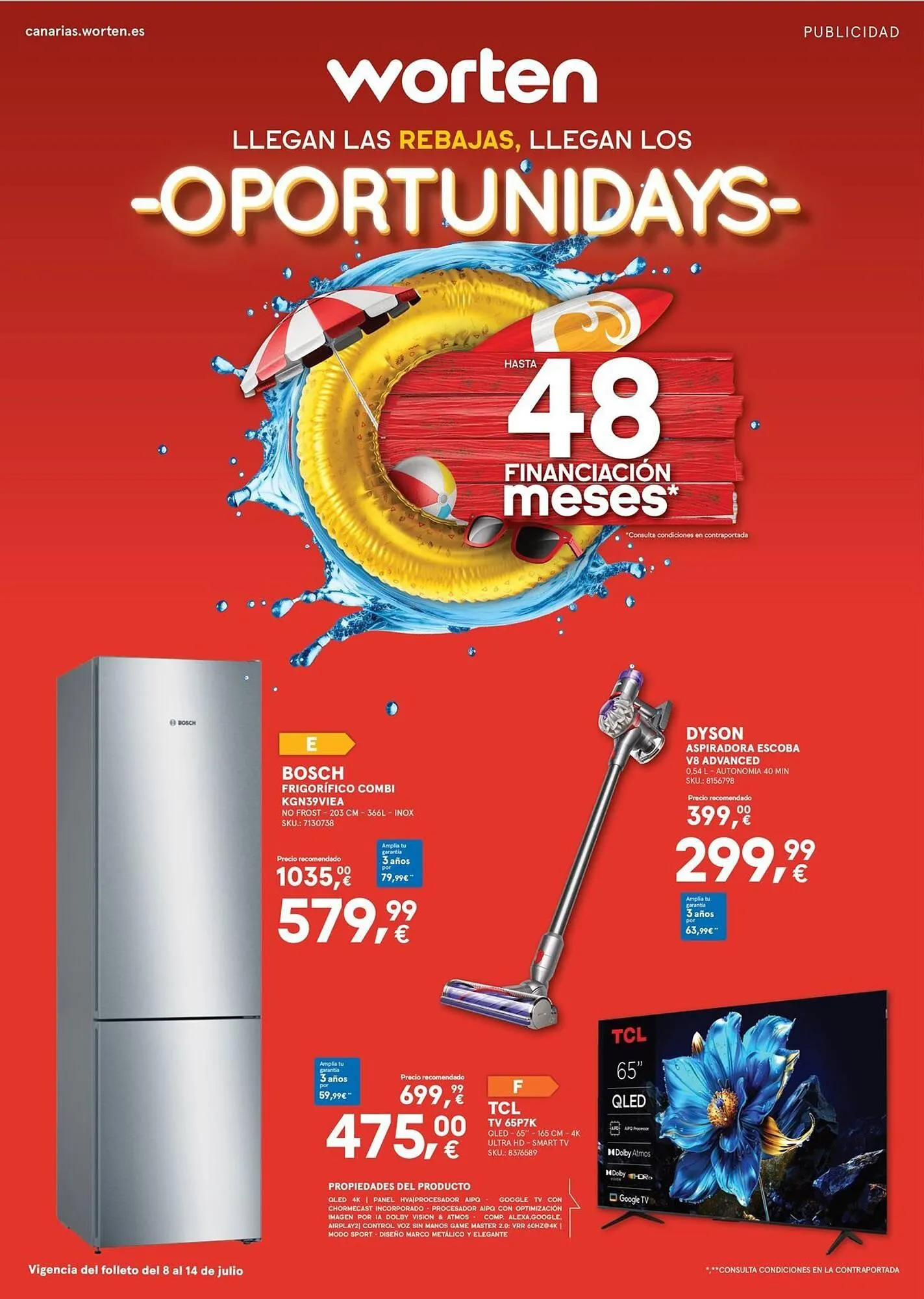 Catálogo de Folleto Worten 8 de julio al 14 de julio 2025 - Página 1