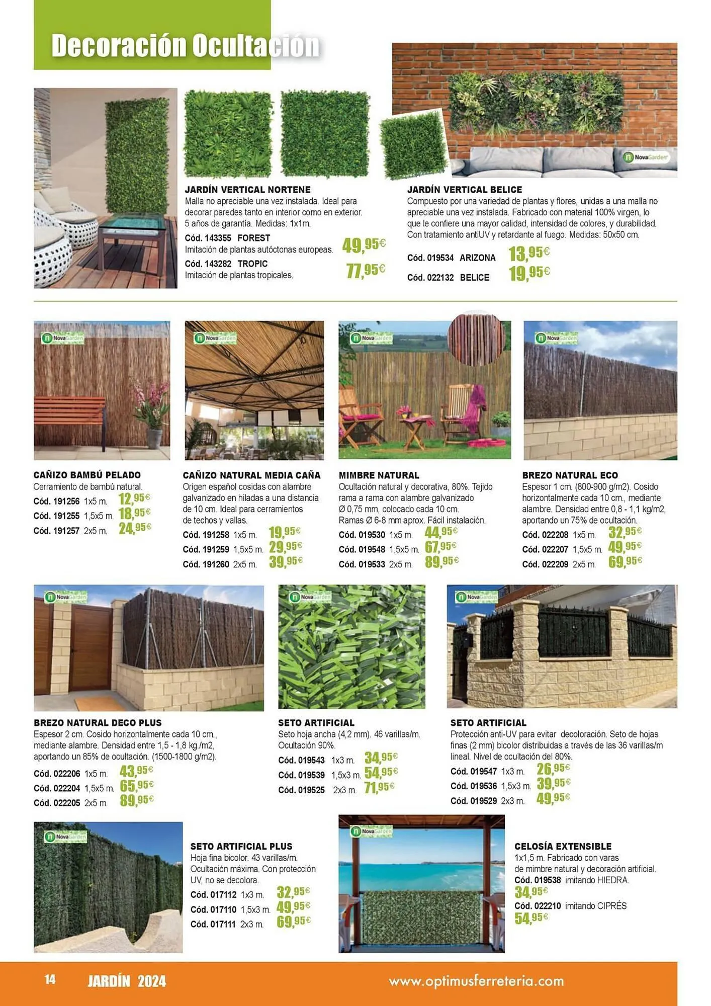 Catálogo de Folleto Optimus 21 de marzo al 31 de agosto 2024 - Página 14