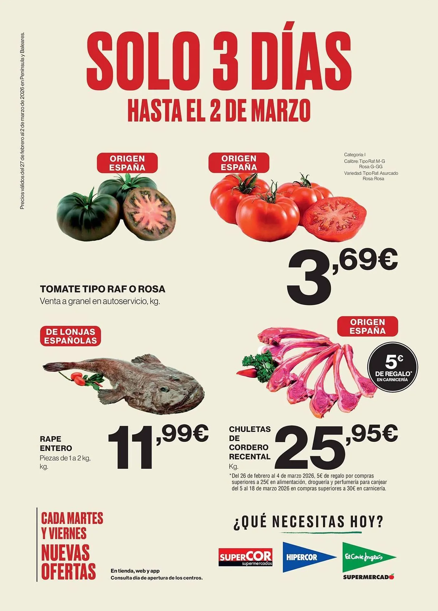 Catálogo de Catálogo Hipercor 27 de febrero al 2 de marzo 2026 - Página 1