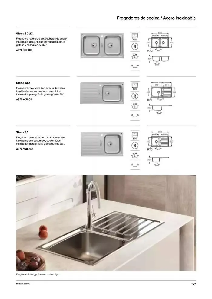 Catálogo de Fregaderos y grifería para cocina 9 de enero al 31 de diciembre 2025 - Página 29