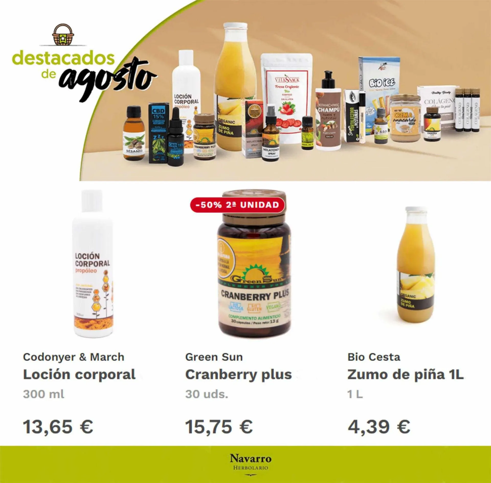 Catálogo de Herbolario Navarro Folleto 22 de agosto al 5 de septiembre 2023 - Página 2