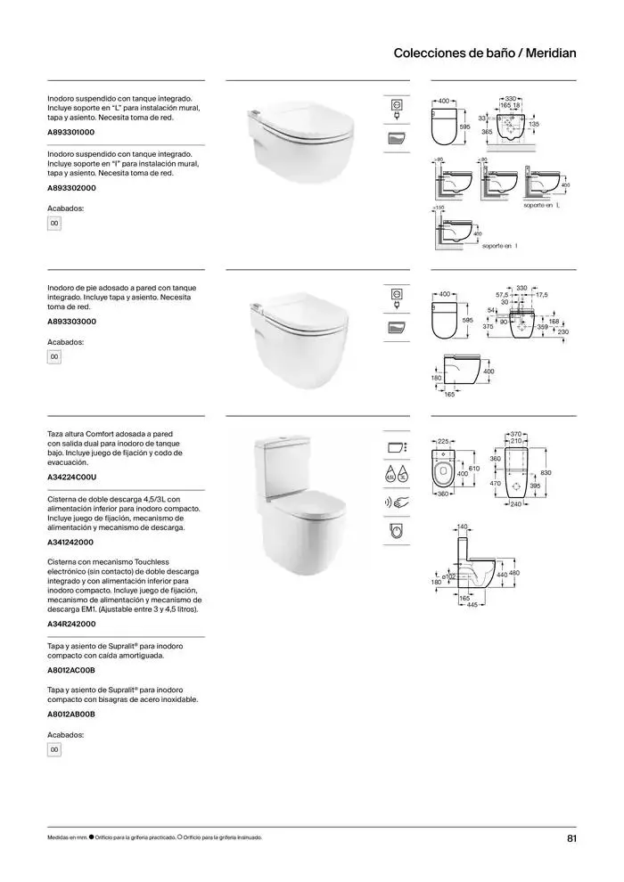 Catálogo de Colecciones de Baño, Muebles y Accesorios 9 de enero al 31 de diciembre 2025 - Página 83