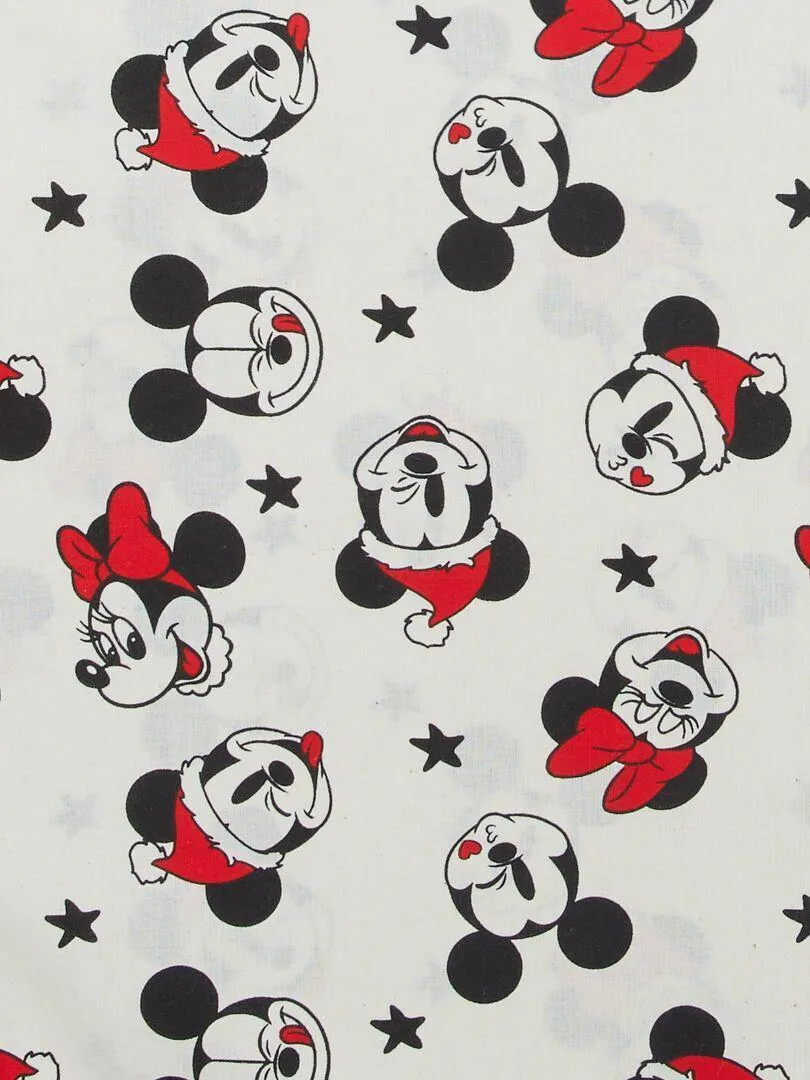 Tote bag con estampado de 'Minnie' y 'Mickey' - BLANCO