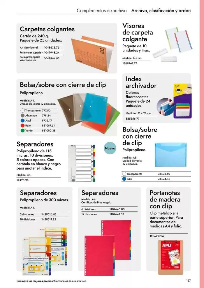 Catálogo de Catálogo Escolar 2025-2026 6 de mayo al 31 de diciembre 2026 - Página 169