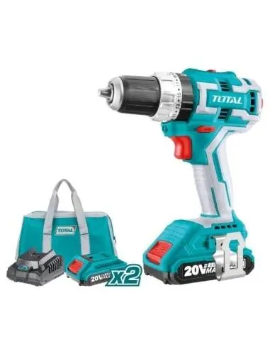 Taladro percutor brushless a batería TIDLI20608 20V TOTAL