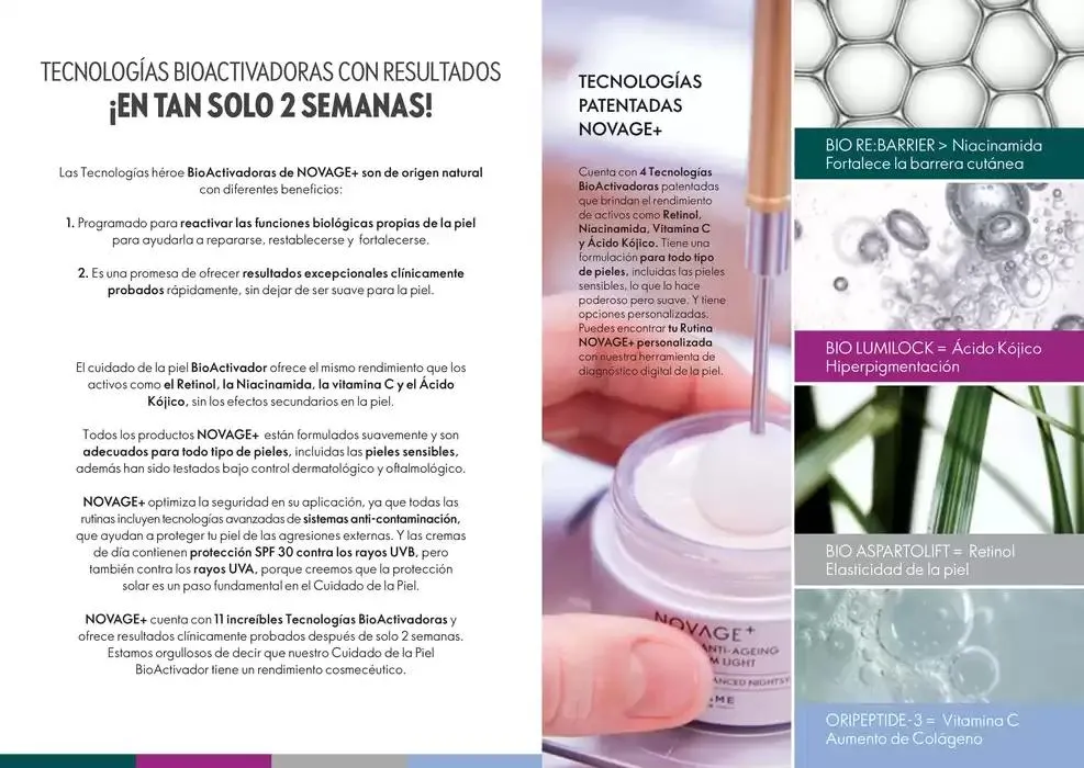 Catálogo de Oriflame Guía de Producto Novage+ 2025 10 de marzo al 7 de abril 2025 - Página 3
