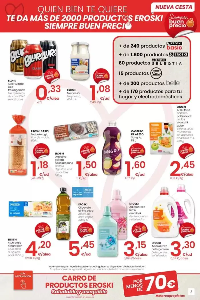 Catálogo de AUKERA OFERTA EROSKI CENTER 2 de mayo al 13 de mayo 2025 - Página 3