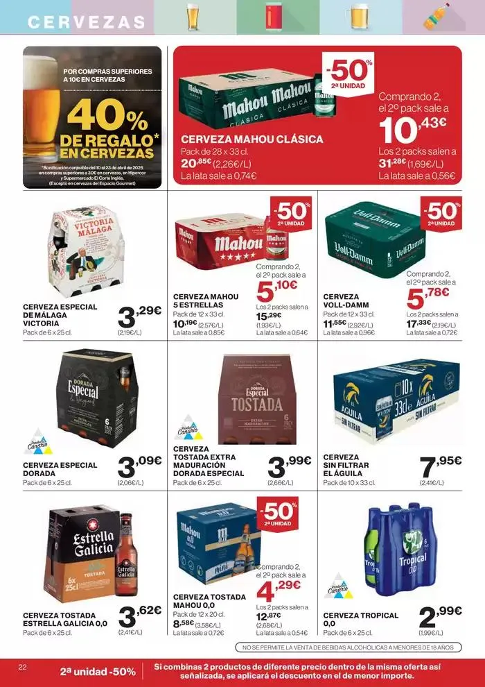 Catálogo de Nuestros mejores precios en Canarias 27 de marzo al 9 de abril 2025 - Página 22