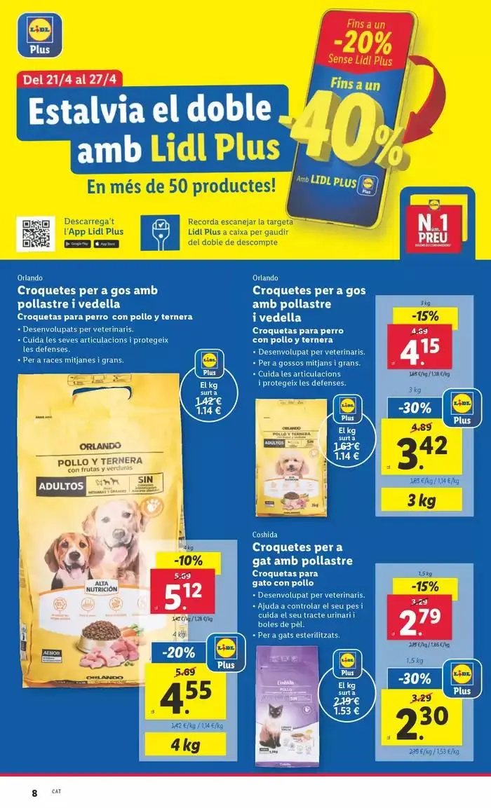 Catálogo de № 1 PRECIO - Ofertas válidas del 21/04 al 27/04 21 de abril al 27 de abril 2025 - Página 8