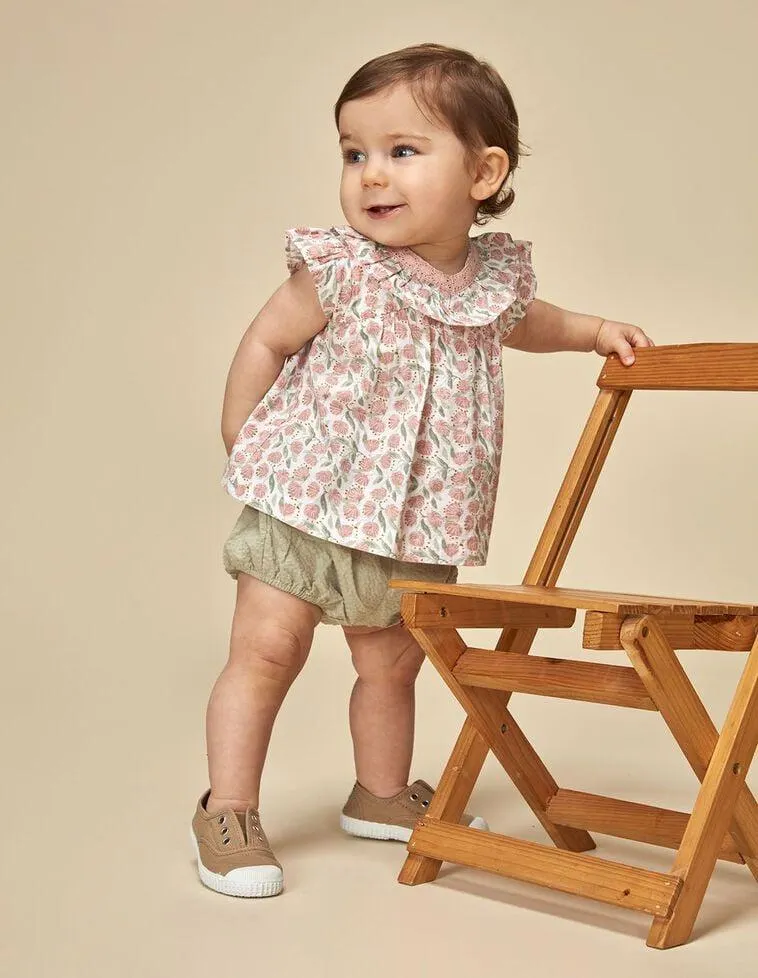 Bombacho abotonado verde