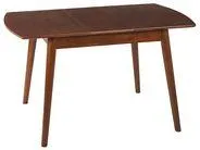 Mesa de comedor extensible TOMS Marrón oscuro 100/130 cm 80 cm