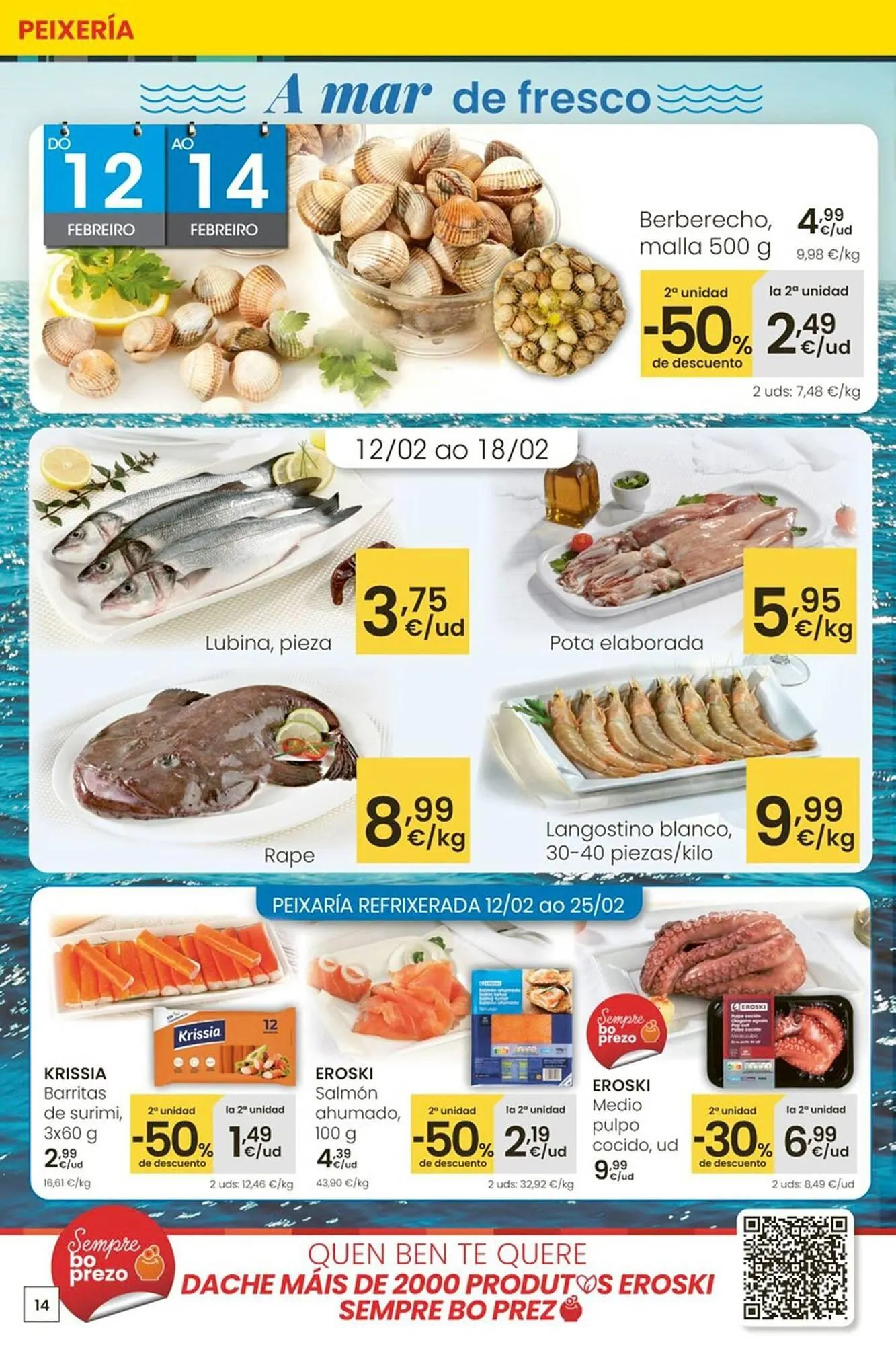 Catálogo de Folleto Eroski 12 de febrero al 25 de febrero 2026 - Página 14
