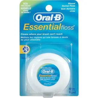 ORAL B seda dental Essential Floss con flúor menta caja 50 m