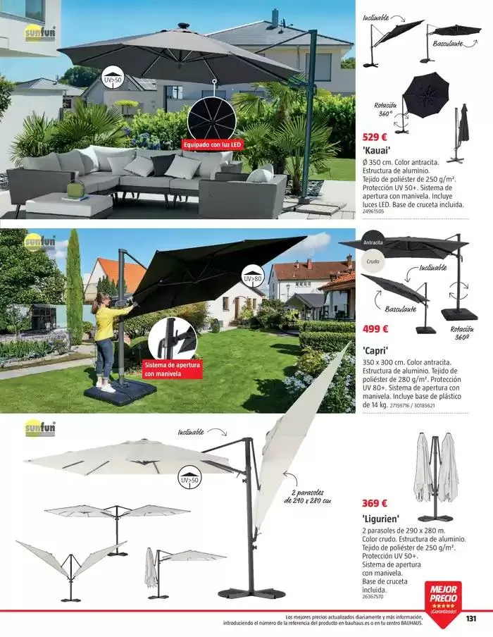 Catálogo de VERANO. Jardín, terraza, balcón.  26 de marzo al 20 de abril 2025 - Página 131