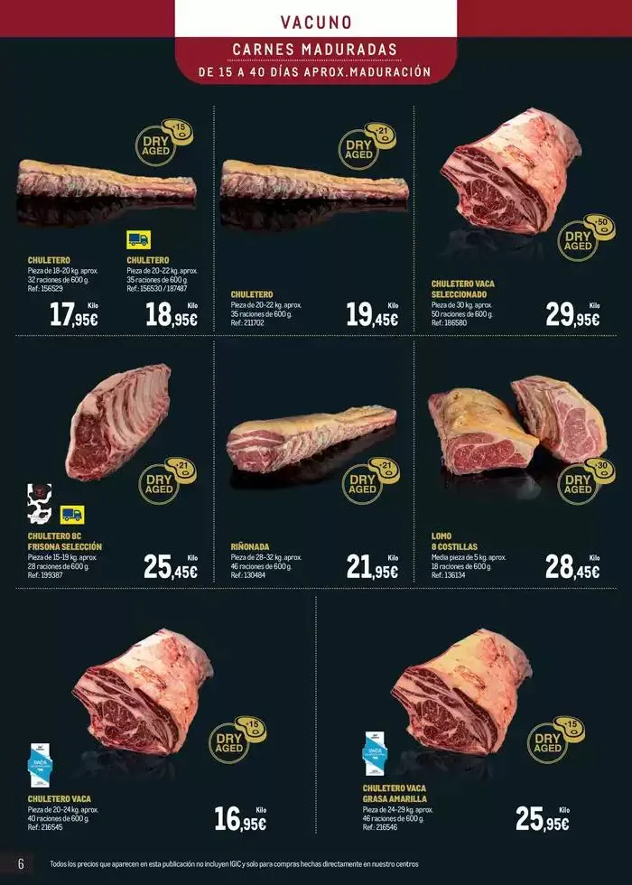 Catálogo de Especial Carnes Canarias 7 de abril al 4 de mayo 2025 - Página 6