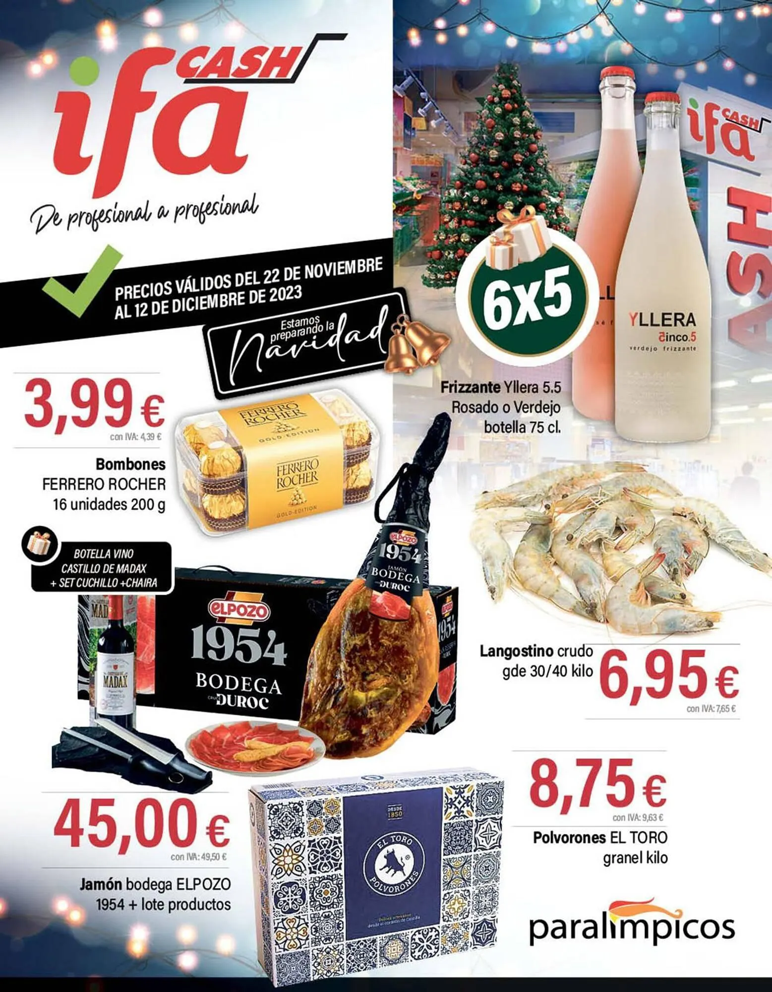 Catálogo de Folleto Cash Ifa 22 de noviembre al 12 de diciembre 2023 - Página 1
