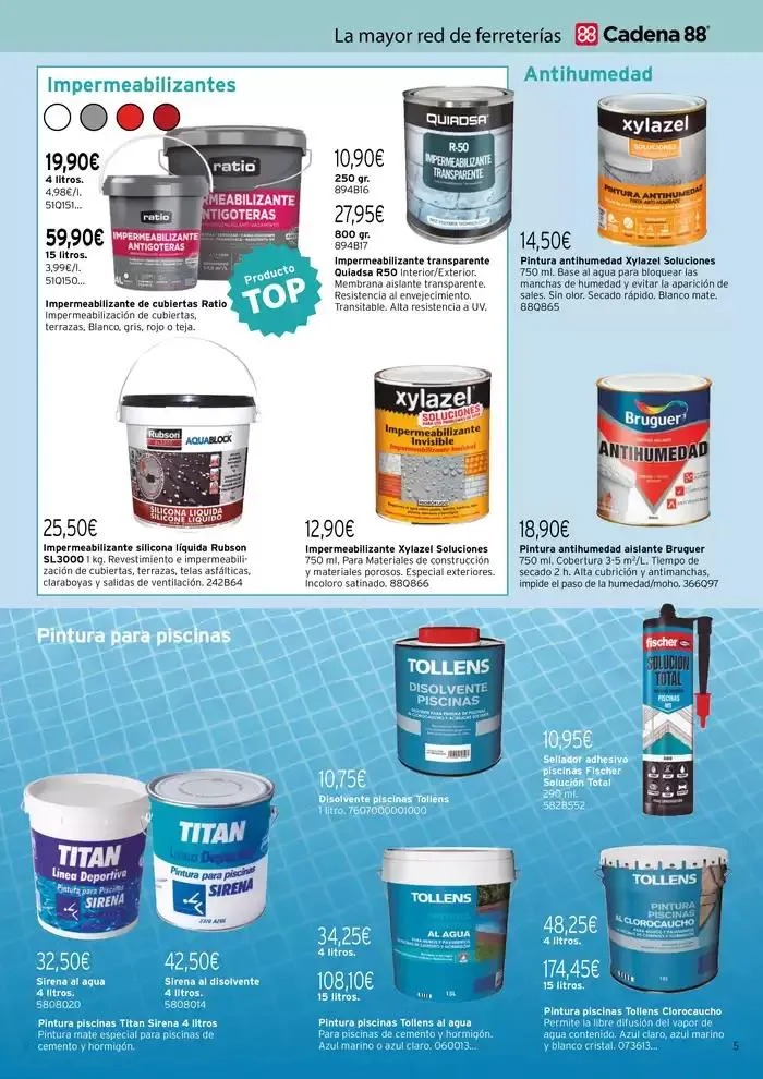 Catálogo de Renovación y mantenimiento del hogar 1 de enero al 31 de diciembre 2025 - Página 5