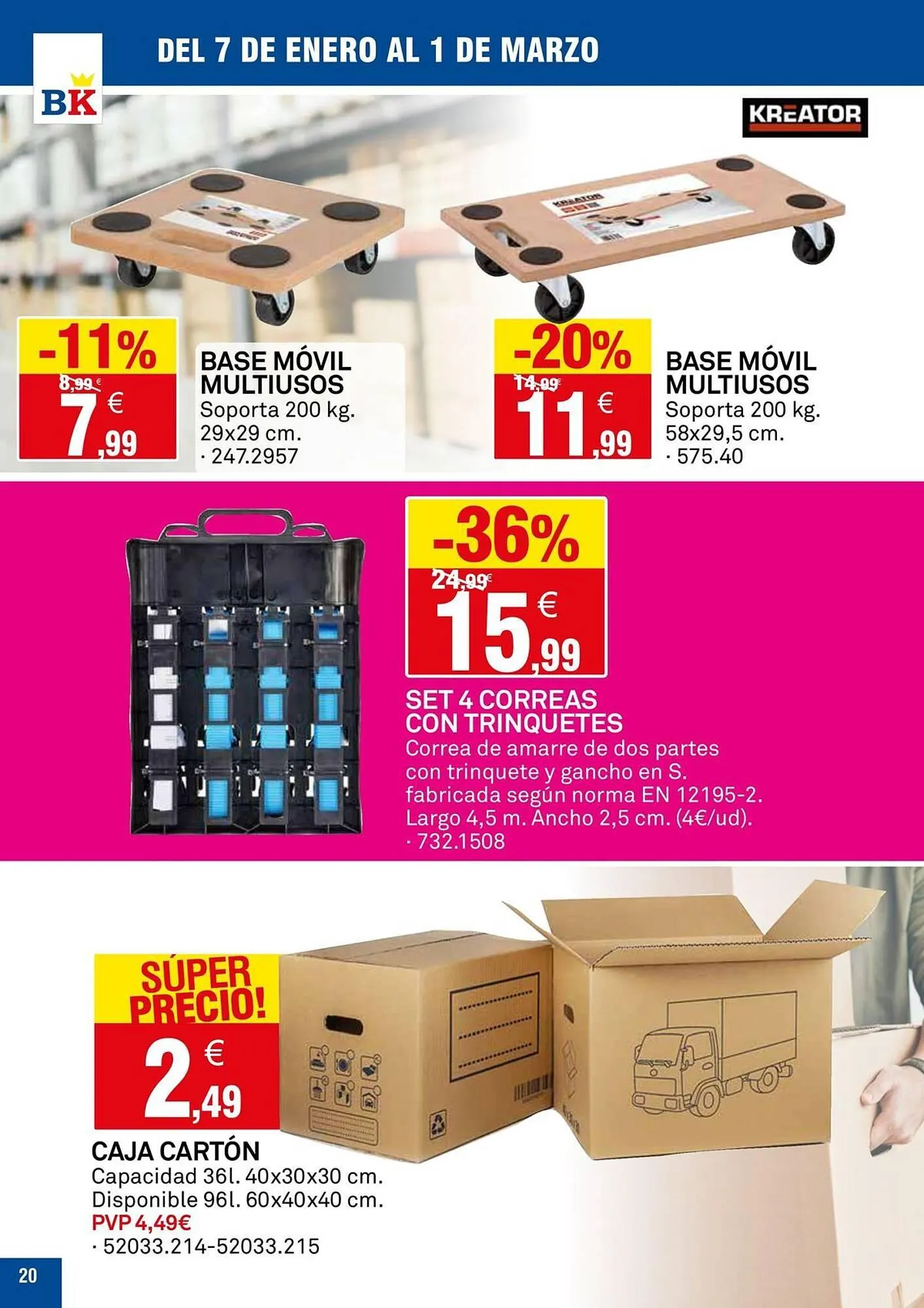 Catálogo de Catálogo Bricoking 7 de enero al 1 de marzo 2026 - Página 20