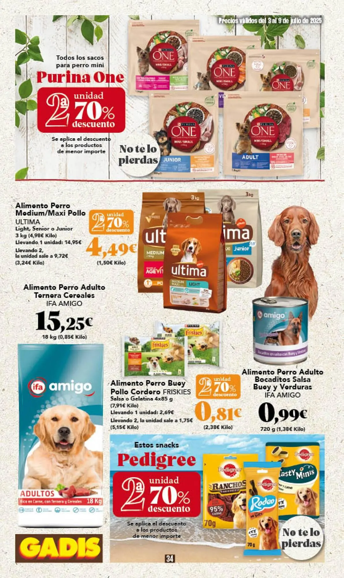 Catálogo de Folleto Gadis 3 de julio al 9 de julio 2025 - Página 34