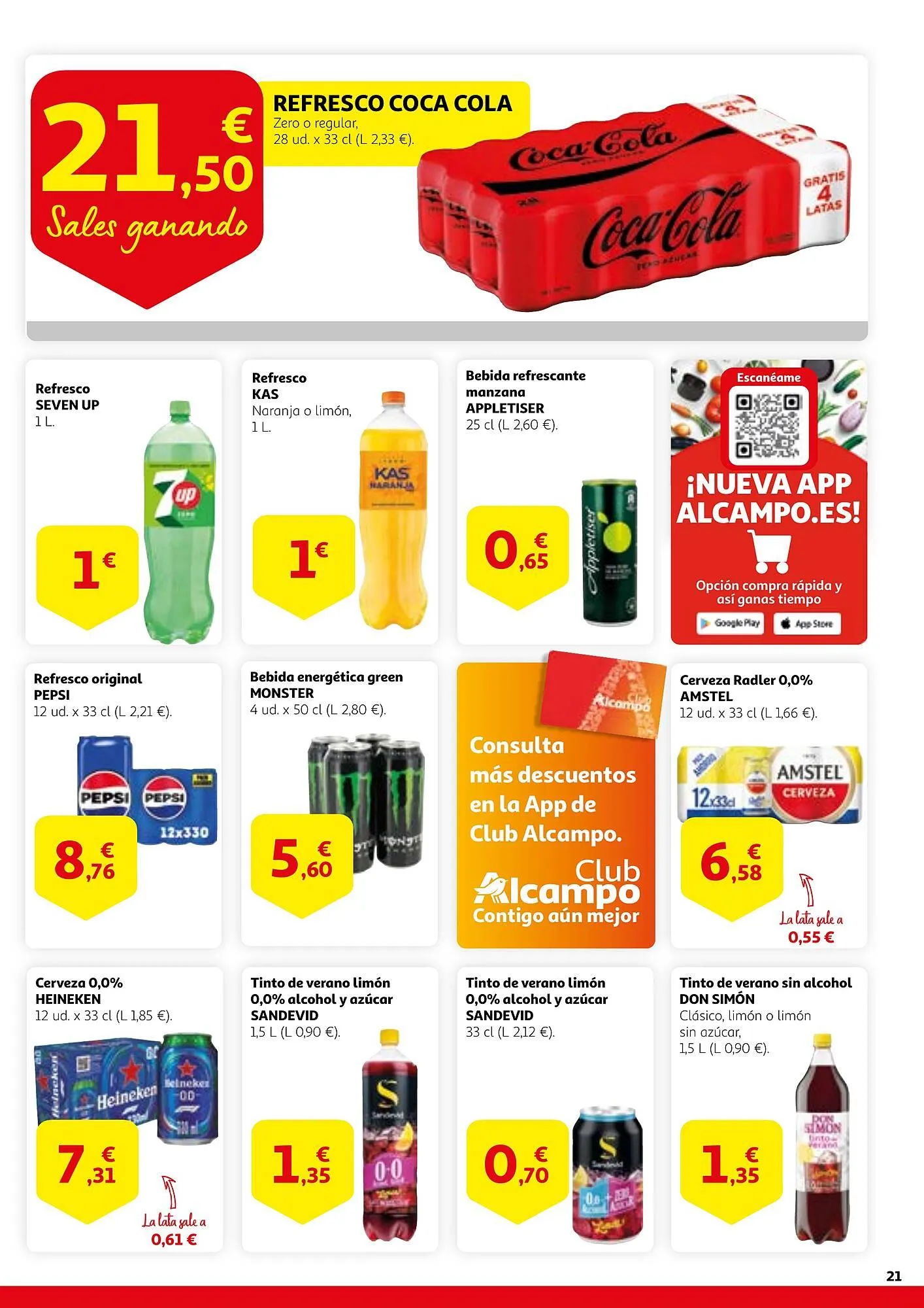 Catálogo de Folleto Alcampo 19 de julio al 31 de julio 2024 - Página 21