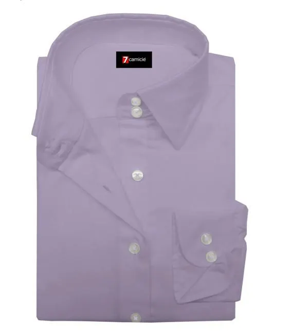 Camisas Italianas 2Bottoni Screwed para mujer Popeline Stretch liso Lilq