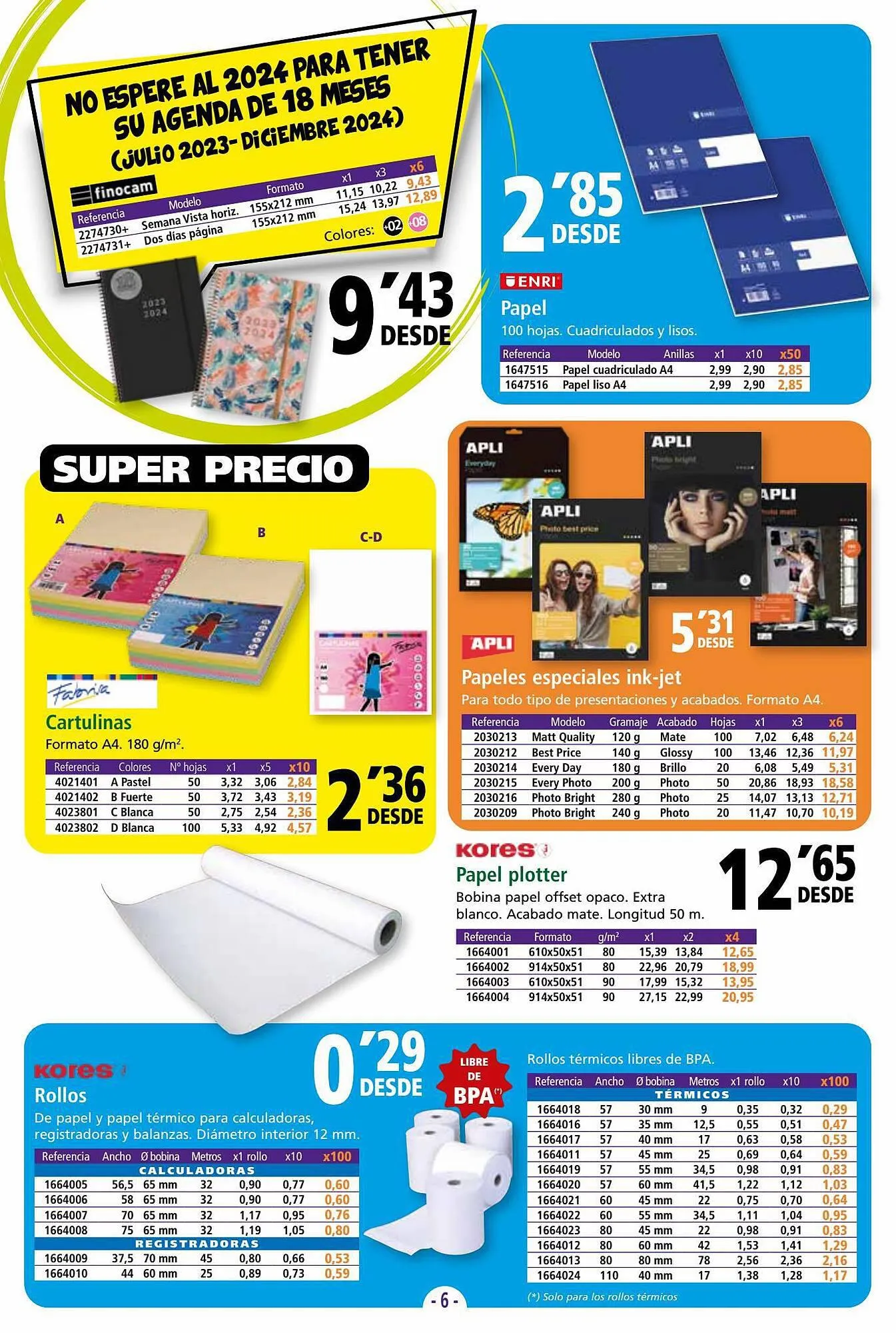 Catálogo de Folleto Folder 8 de mayo al 10 de octubre 2023 - Página 6