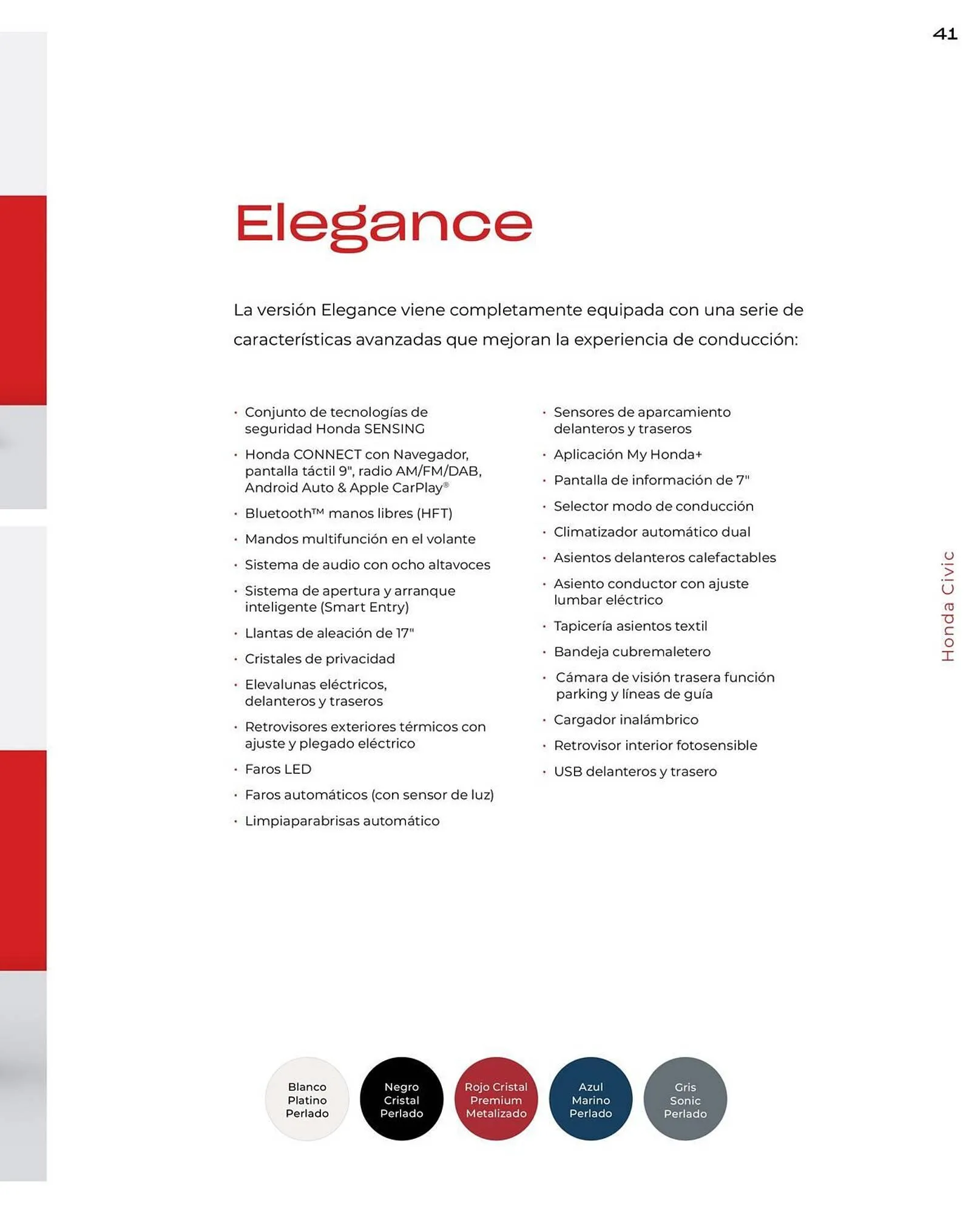 Catálogo de Folleto Honda 21 de enero al 31 de diciembre 2026 - Página 41