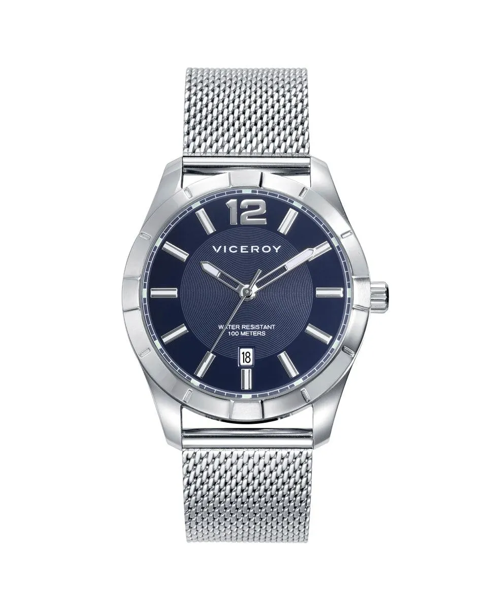 Reloj de Hombre Magnum caja y malla milanesa de acero