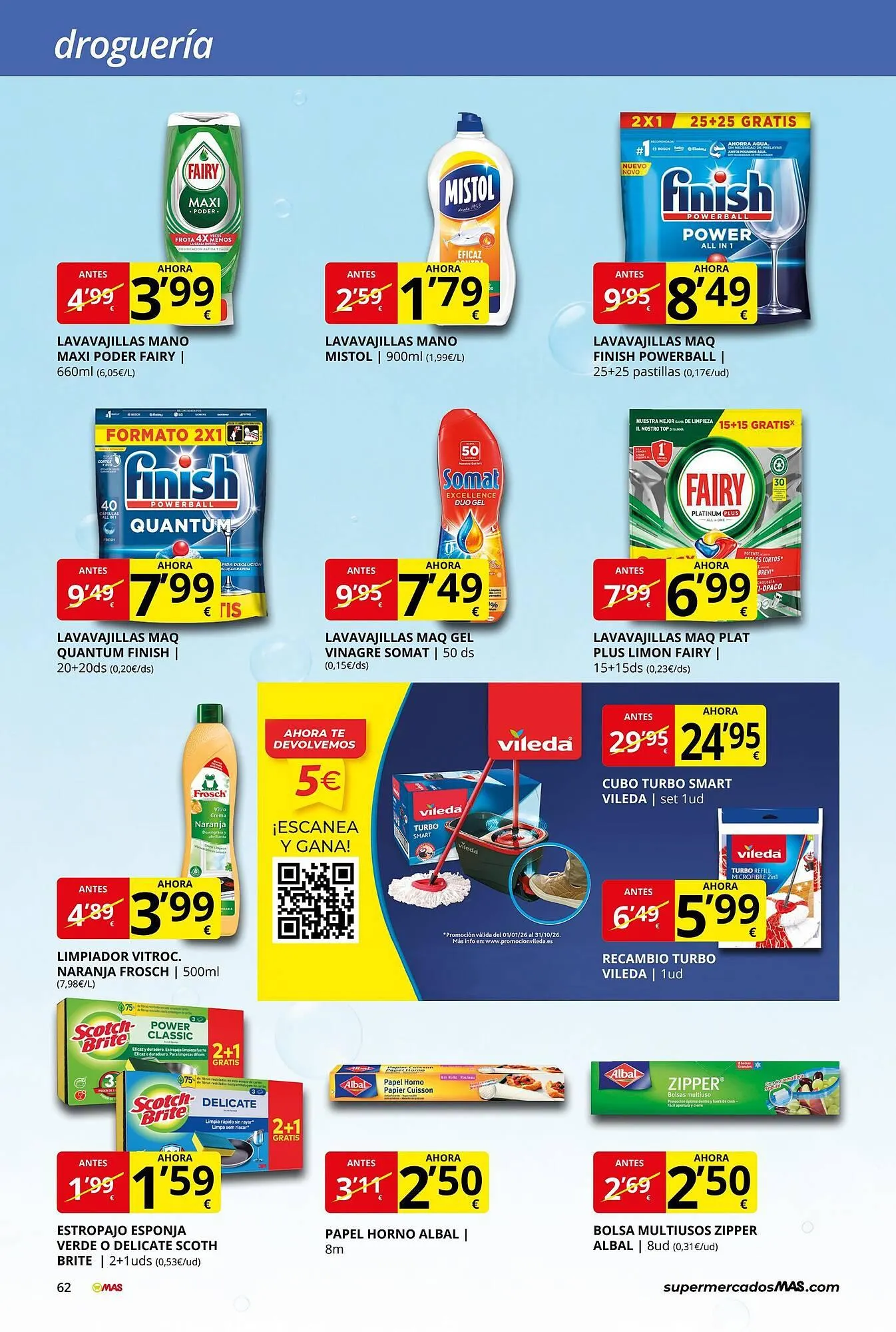 Catálogo de Folleto Supermercados MAS 30 de abril al 28 de mayo 2026 - Página 62