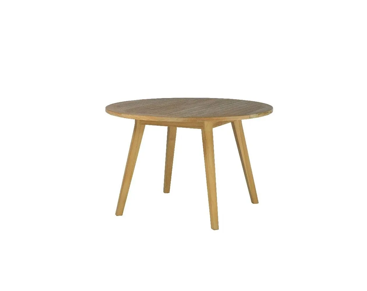 Mesa de comedor redonda.