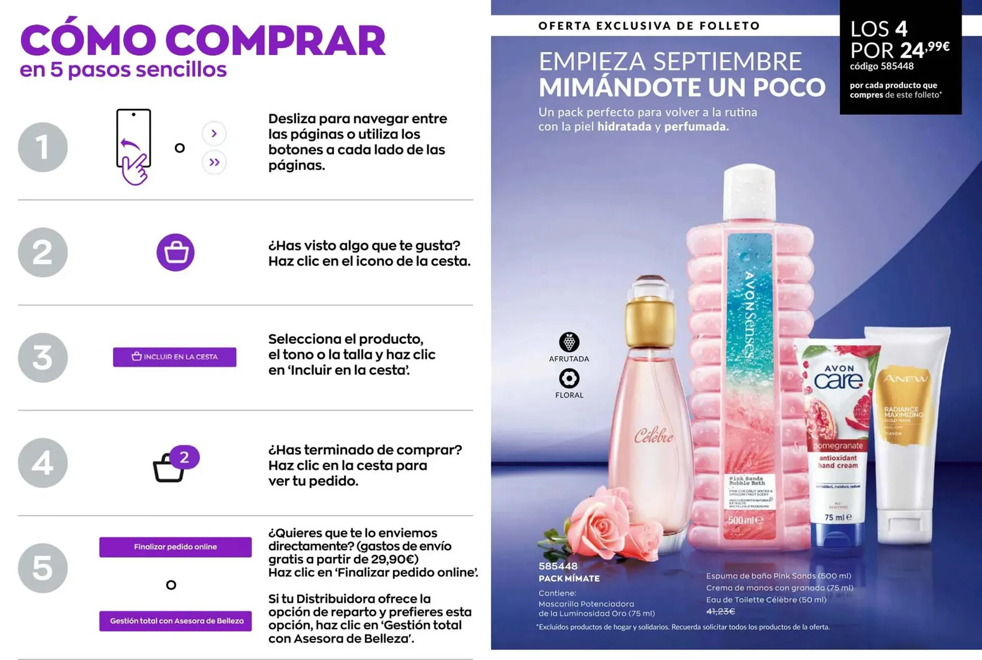 Catálogo de Folleto AVON 25 de agosto al 24 de septiembre 2023 - Página 2