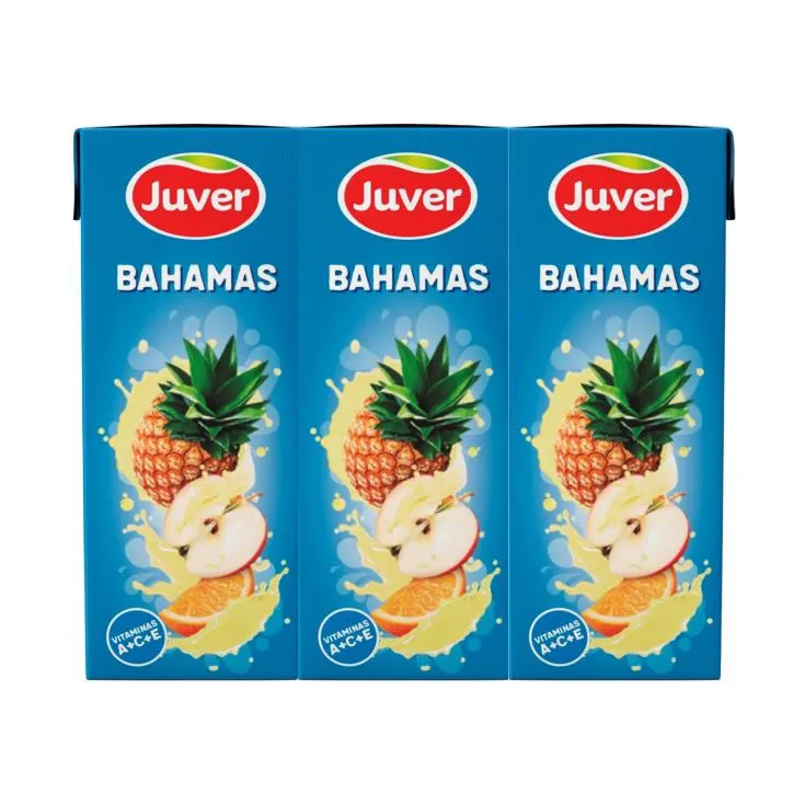 bebida 20% zumo bahamas, pack-3
