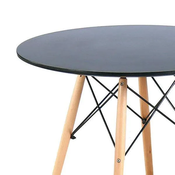 Mesa de comedor Dinamarca redonda 4 patas Ø80cm