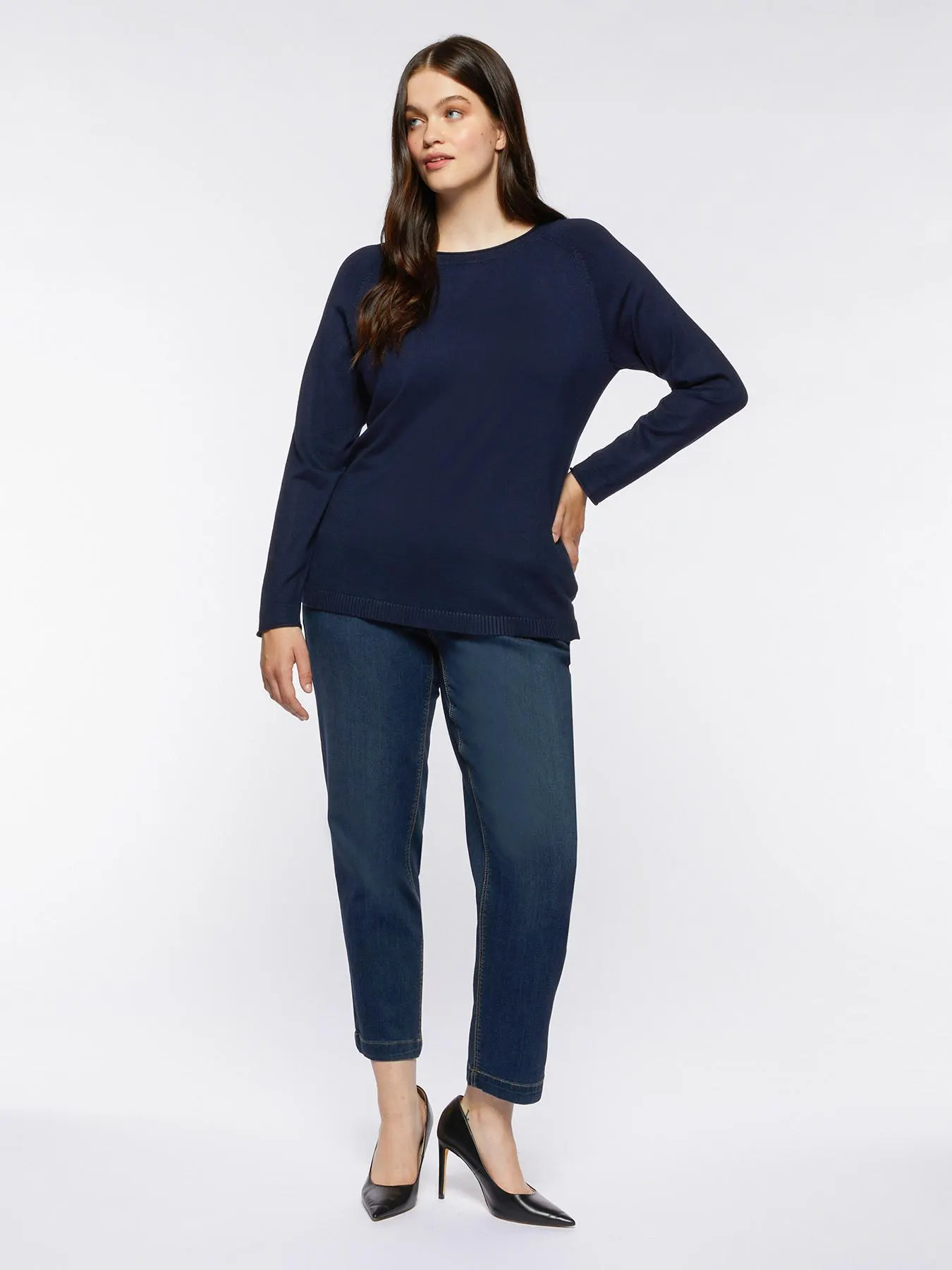 Jersey con escote de barco