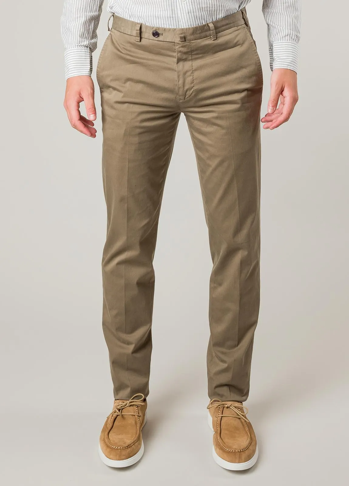 Pantalón sport FUREST COLECCION algodón marrón