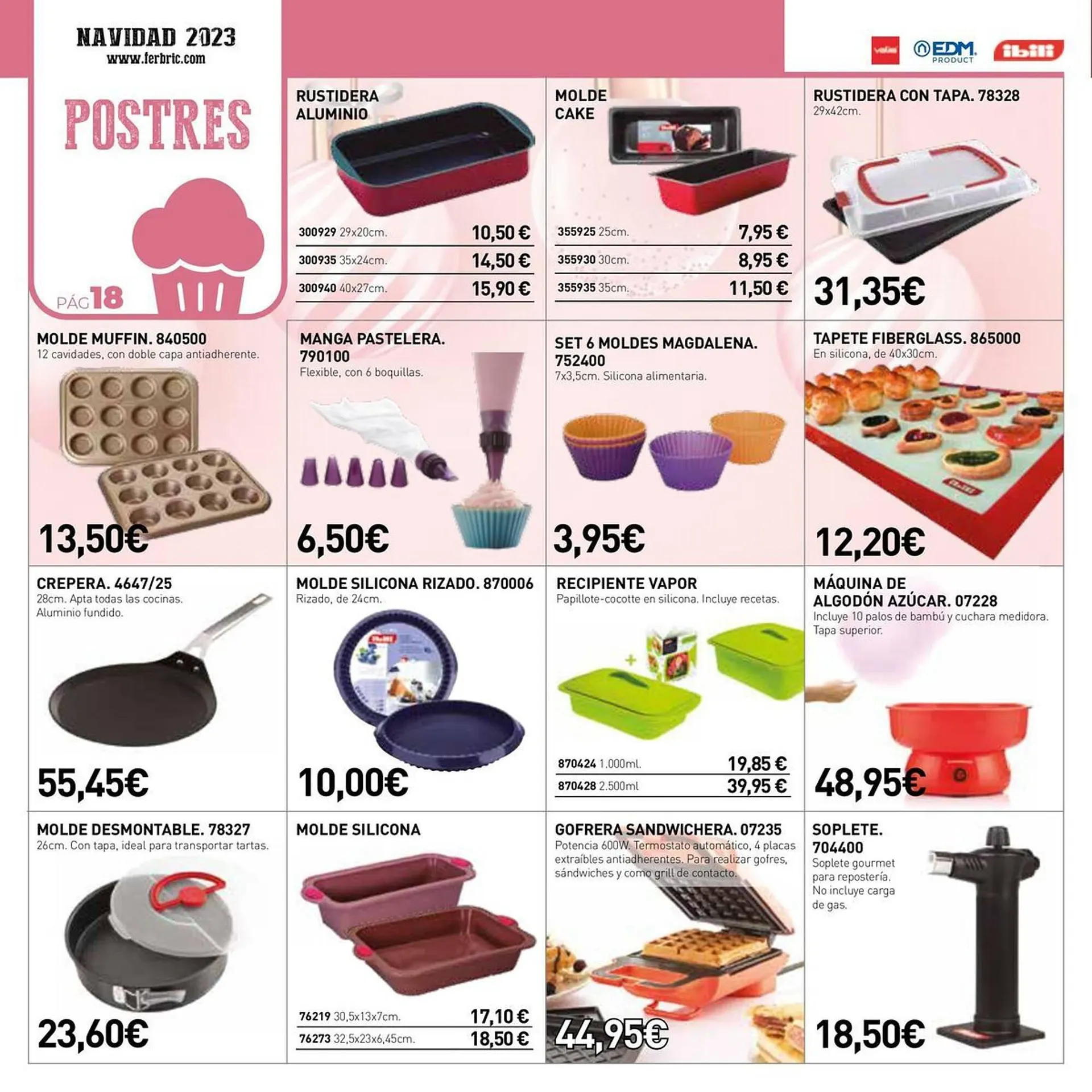 Catálogo de Folleto Ferbric 31 de octubre al 13 de enero 2024 - Página 18