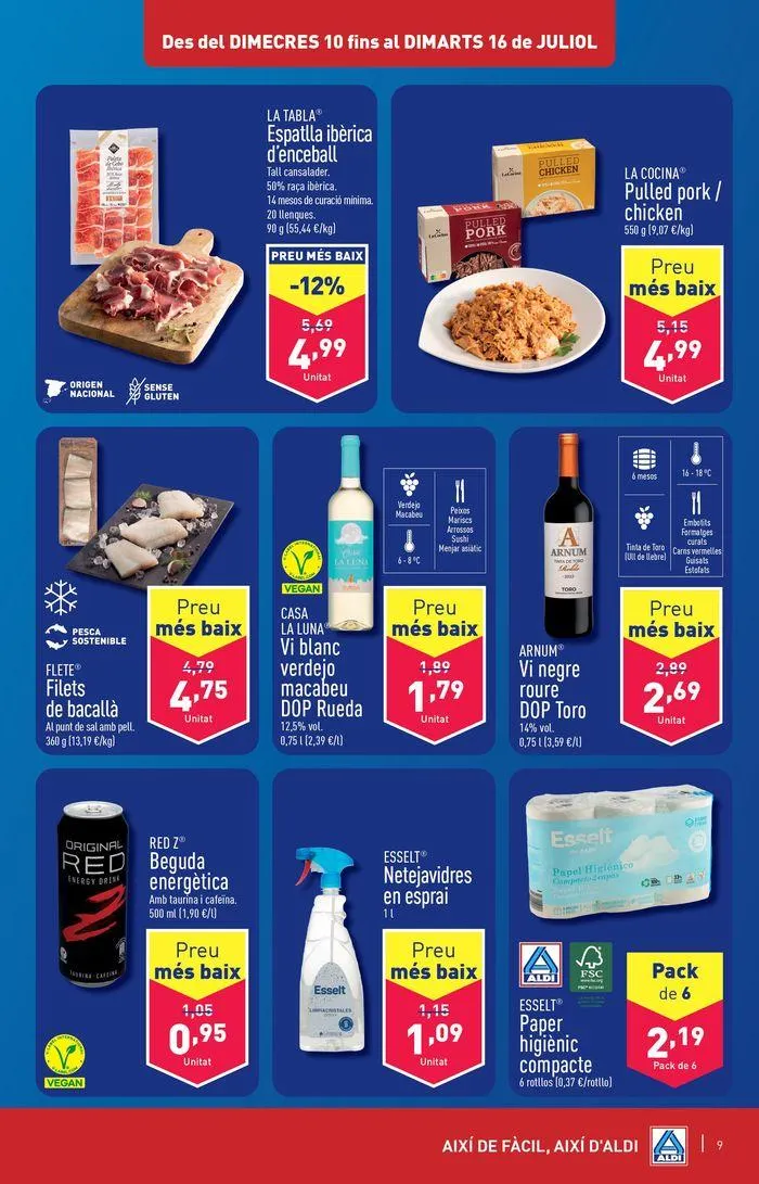 Catálogo de ¡Así de fácil, así de Aldi! 10 de julio al 16 de julio 2024 - Página 9